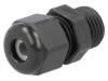 1.209.0701.15 Кабельный ввод; PG7; IP68; Мат-л: полиамид; черный; Серия: HSK-K