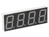 KW4-802CVB, Дисплей: LED; 7-сегментный; 20,4мм; красный; 45?90мкд; катод; 0,8