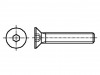 1021354 Винт; M4x20; Головка: потайная; шестигранный; HEX 2,5мм; сталь