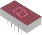 HDSP-A101, Дисплей: LED; 7-сегментный; 7,62мм; красный; 0,315-0,6мкд; анод, Broadcom (Avago)
