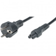 LT312+535H03VV-F3*0,75BLK Instrument cable PE contact-Plug C5-Socket 0.5 m