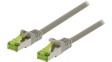 VLCP85420E100 Patch cable CAT7 PiMF 10 m Grey