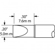 STTC-817 Паяльный наконечник Долотообразное, длина 7,6 мм 5.0 mm