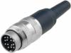 T 3650 001, Разъем: M16; "папа"; на провод; IP40; вилка; пайка; 150В; PIN:14, Amphenol