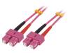 FP4SC03, Разъем: световодный; patchcord; с обеих сторон, SC; на защелки, LOGILINK