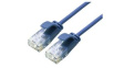 21.44.3943 Patch Cable, RJ45 Plug - RJ45 Plug, CAT6a, U/UTP, 1m, Blue