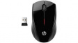 H2C22AA Wireless Mouse X3000 2.4 GHz/USB Nano Receptor 1200dpi Black