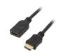 CC-HDMI4X-6 Кабель; HDMI 2.0; гнездо HDMI,вилка HDMI; 1,8м; черный; 30AWG