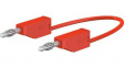 28.0116-20022 Test Lead 2m Red 30V Nickel-Plated
