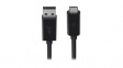 F2CU029BT1M-BLK Cable USB-A Plug - USB-C Plug 1m Black