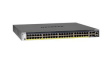 GSM4352PB-100NES PoE Switch, Layer 3 Managed, 10Gbps, 591W, RJ45 Ports 50, PoE Ports 48