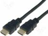 AK-330107-010-S, Кабель; HDMI 1.4; вилка HDMI, с обеих сторон; 1м; черный, ASSMANN