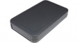 LC145S-N-D Silicone Cover Enclosure 145x96x20mm Dark Grey ABS IP40