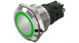 82-6152.2134 Illuminated Pushbutton 1CO, IP65/IP67, LED, Green, Maintained Function