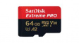 SDSQXCU-064G-GN6MA Memory Card, 64GB, microSDXC, 200MB/s, 90MB/s