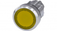 3SU1051-0AA30-0AA0 SIRIUS ACT Illuminated Push-Button front element Metal, glossy, yellow