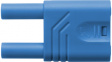 SKURZ 6760 / 19-4 IG 2MB Ni / BL Laboratory socket diam. 4 mm Blue CAT II