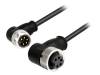 21349899598003, Кабель: датчиков / автоматики; 7/8"-7/8"; 0,3м; "папа"; "мама", Harting