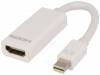 AK-340404-001-W Адаптер; вилка mini DisplayPort, вилка HDMI; 0,15м; белый