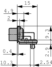 1-338169-2, 15P HDP20 PLUG ASSY D Subminiature Connector 15 Contact(s) Male Solder Terminal %234-40 Unc Plug, TE Connectivity
