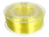 PETG-1.75-BRIGHT YELLOW TRANSPARENT Филамент: PET-G; прозрачный, желтый (светлый); 1кг; 220-250°C