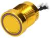 PS165P10Y31W24V Переключатель: пьезоэлектрический; Положения: 2; SPST-NO; IP68
