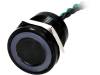 PS193P10Y21G12VL Переключатель: пьезоэлектрический; Положения: 2; SPST-NO; IP68
