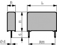 MKS4D044705G00KSSD Конденсатор 4.7 uF 100 VDC 63 VAC