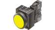 3SB3251-0AA31 Pushbutton Flat with LED, Complete, Yellow