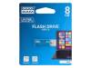 UCU2-0080B0R11, Флешка; USB 2.0; 8ГБ; синий; Считывание:20МБ/с; Запись:5МБ/с, GOODRAM