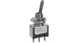 M2011SS4W01 Miniature Toggle Switch, On-None-Off, Soldering Lugs