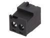 2EDGKJ-5.08-02P-13-00AH, Разъемный клеммник; 5,08мм; Кол-во полюс:2; прямой; вилка; "мама", DEGSON