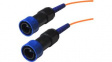 PXF4055BAB FO cable 62.5/125um OM1 LC/LC 10 m Orange