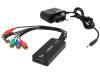 CV0059 Кабель; гнездо HDMI, гнездо RCA x5; черный