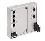 eCon2061GB-AD, Industrial Ethernet Switch 6x 10/100/1000 RJ45 / 1x SC (mult, Harting