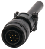 62IN 16A 14 19P/8A 624, Cable plug 19P, Amphenol