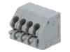 DG250-3.5-04P-11-00A(H), Зажимная рейка для печатных плат; угловой 45°; 3,5мм; на PCB, DEGSON
