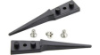 A242SV Kit of 2 PVDF Tips and 3 Screws ESD Straight/Narrow/Flat 40mm
