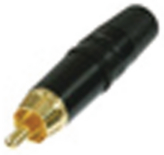 NYS373-0, Cinch cable plug black black, Rean