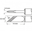SFV-DRK50 Паяльный наконечник Нож 5.0 mm