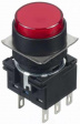 LB1B-A1T6LR Кнопочный переключатель, 5 A, 24 В переменного / постоянного тока