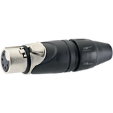AX5F, XLR, Cable socket, 5 Poles AX Soldering Connection Nickel - Plated, Amphenol