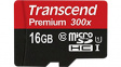TS16GUSDCU1 MicroSD Memory Card 16 GB