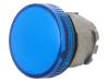 ZB4BV06 Индикаторная лампа; 22мм; Подсвет: ZBV6; плоский; IP66; Цвет: синий