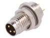 T4040014031-000 Разъем: M8; "папа"; PIN:3; на панель, гайка спереди; гнездо; 60В