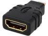 AH0010 Адаптер; гнездо HDMI, вилка micro HDMI; черный