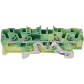 2002-1407, Terminal block yellow / green 0.25...2.5 mm2, Wago