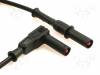 2352-IEC-100-SW, Измерительный провод; 1м; черный; 20А; Сечен.провода:1мм2, Electro-PJP