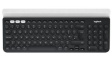 920-008034 Keyboard with Integrated Stand, K780, DE Germany, QWERTZ, USB, Wireless/Bluetoot