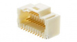 501571-2007 Pico-Clasp Right Angle Header PCB Header, Surface Mount, 2 Rows, 20 Contacts, 1m